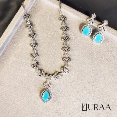 Blue Serenade Zircon Set