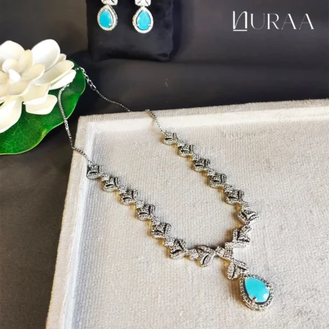 Blue Serenade Zircon Set