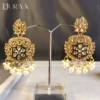 Flora Polki Zircon Earrings