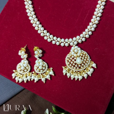 Meher Pearl Necklace Set