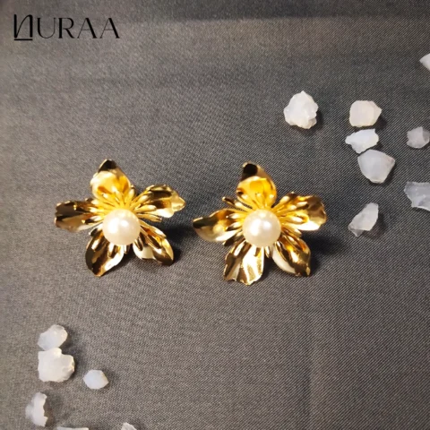 Golden Bloom Studs