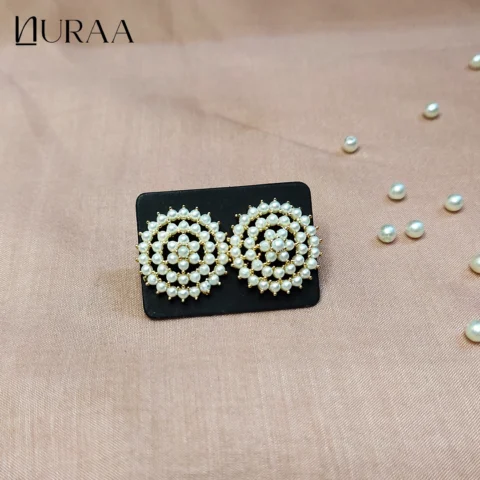 Pearl Swirl Studs