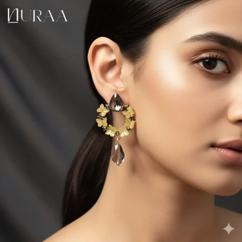 Butterfly Blush Drops Earrings