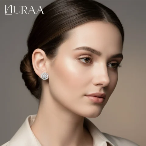 Flora Shine Zircon Studs