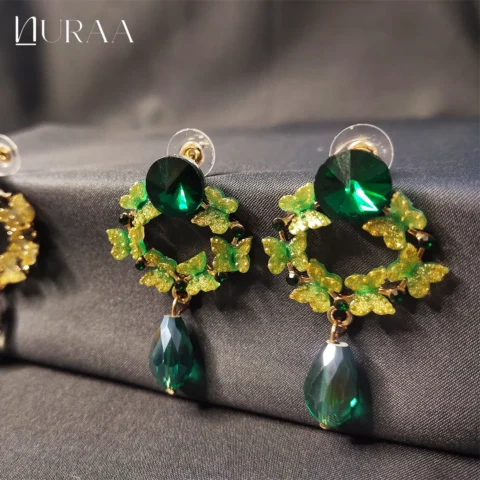 Butterfly Blush Drops Earrings