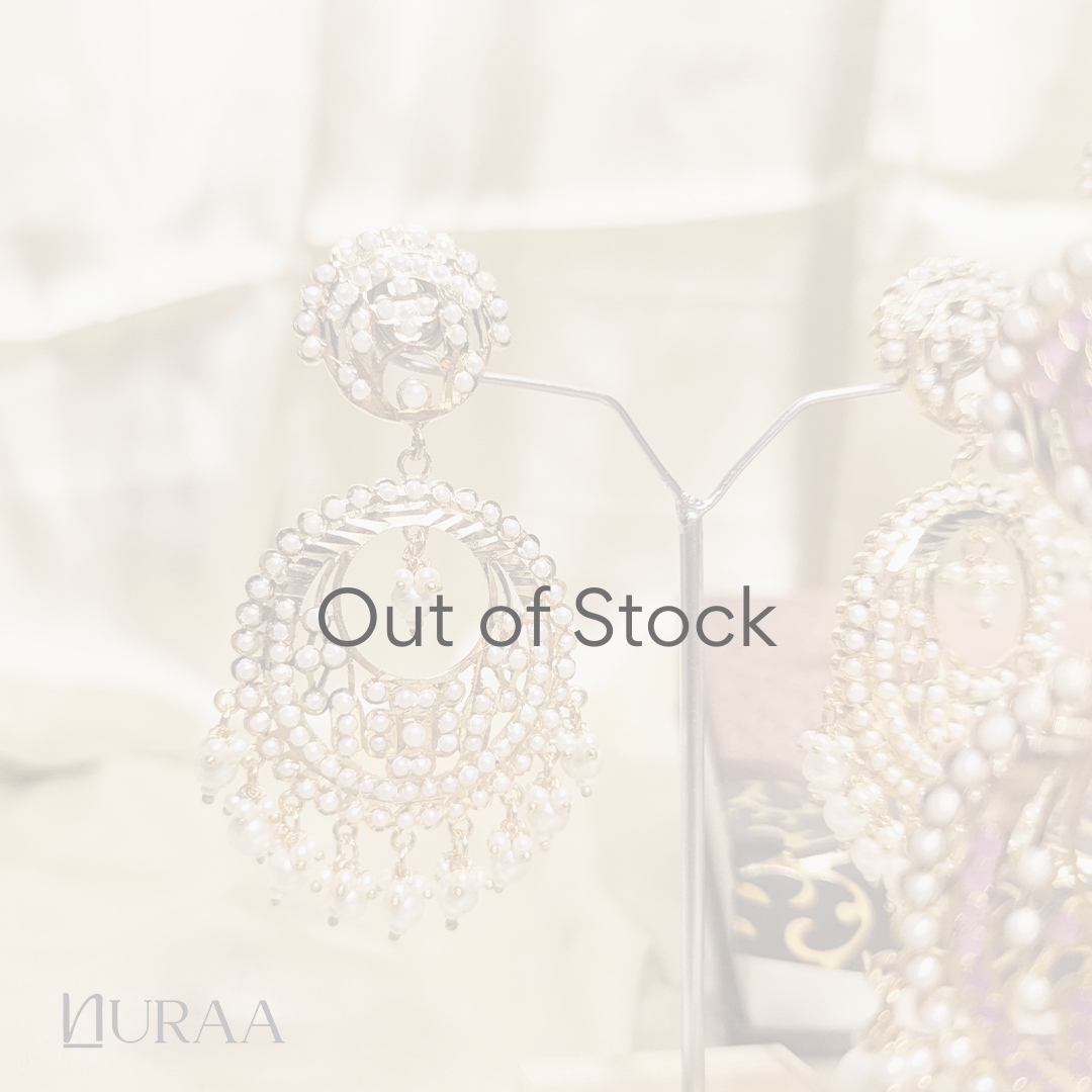 Meher Classic Chandbali Earrings - Image 7