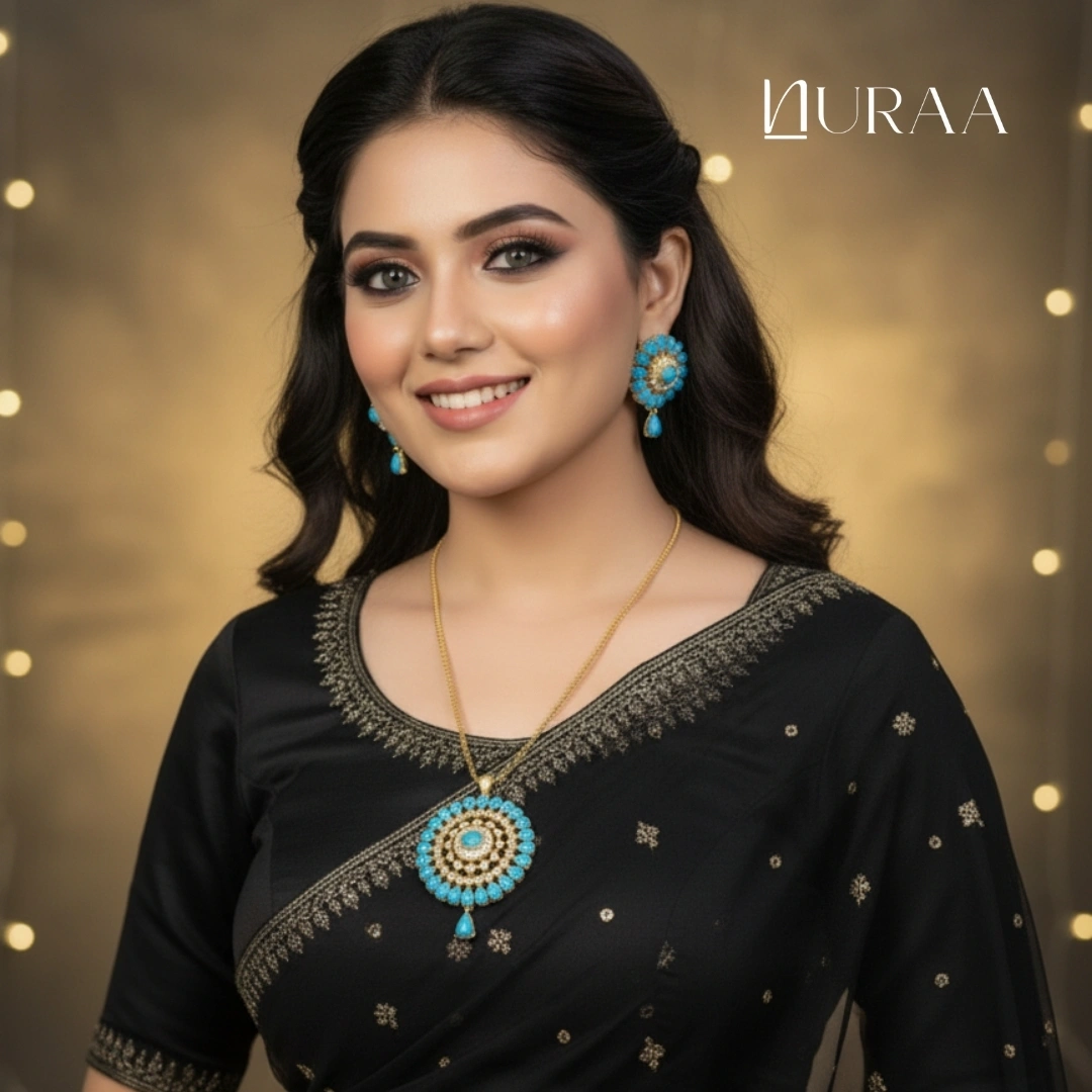 Turquoise Radiance Pendant Set