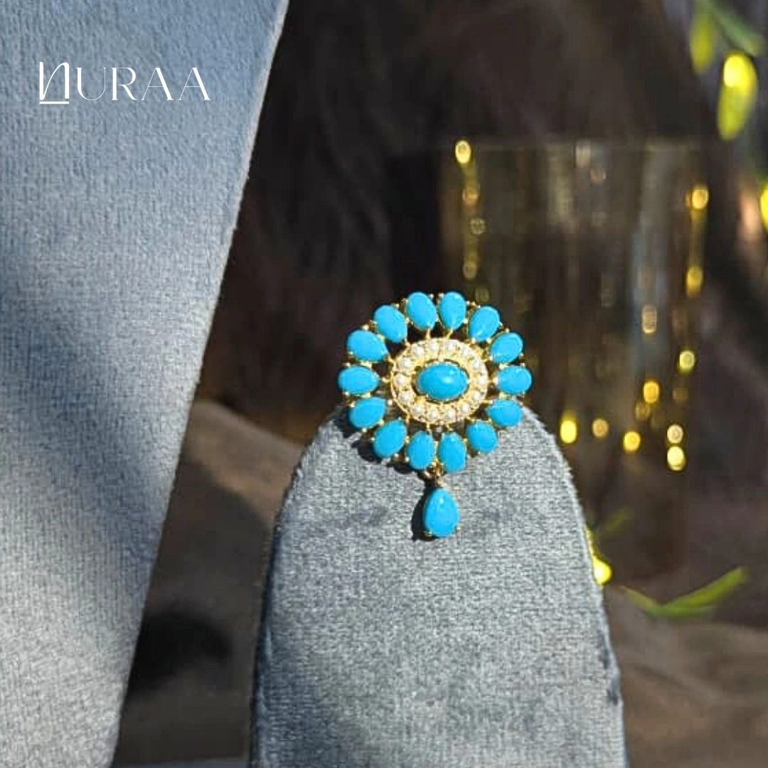 Turquoise Radiance Pendant Set