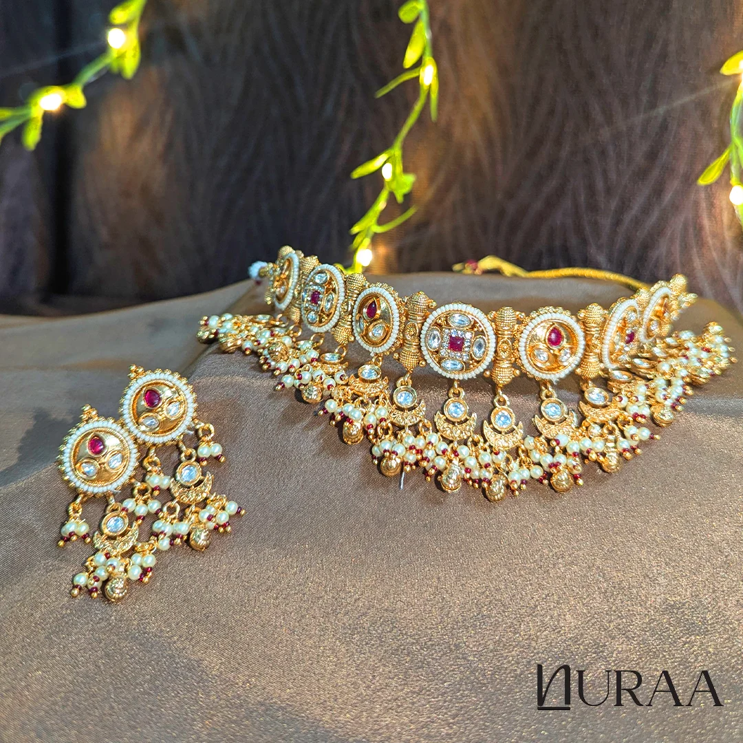 Rajwada Kundan Choker
