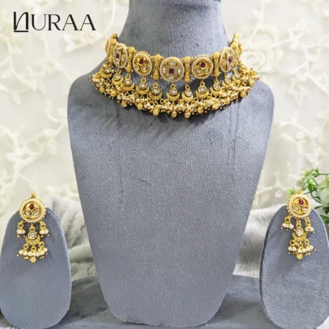 Rajwada Kundan Choker