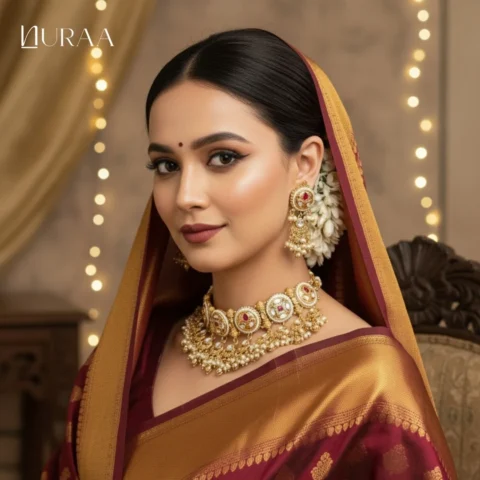 Rajwada Kundan Choker