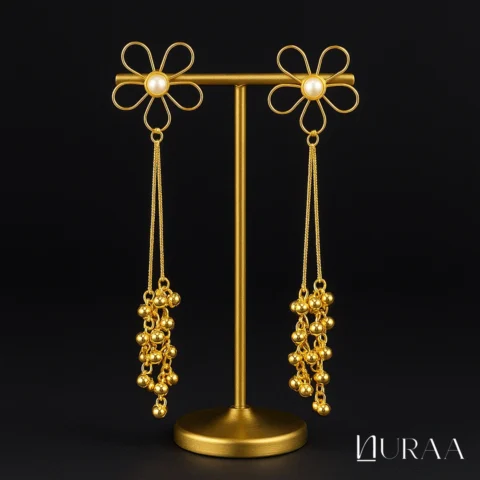 Daisy Tassel Earrings