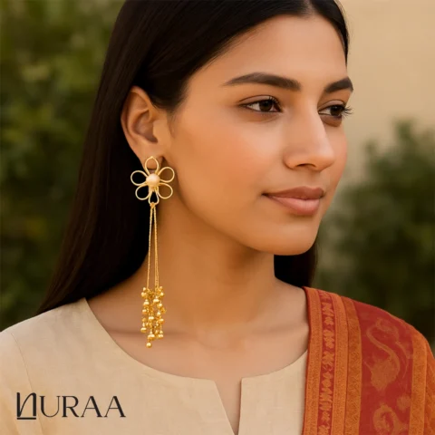 Daisy Tassel Earrings