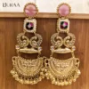 Kashmiri Mayur Statement Earrings