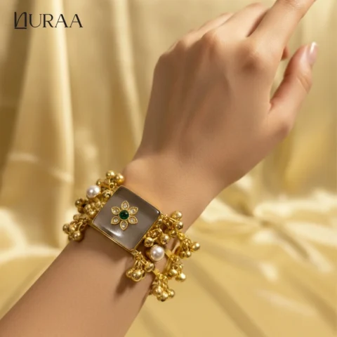 Elina Floral Bangle Bracelet