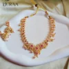 Anvika Ruby Pearl Necklace Set