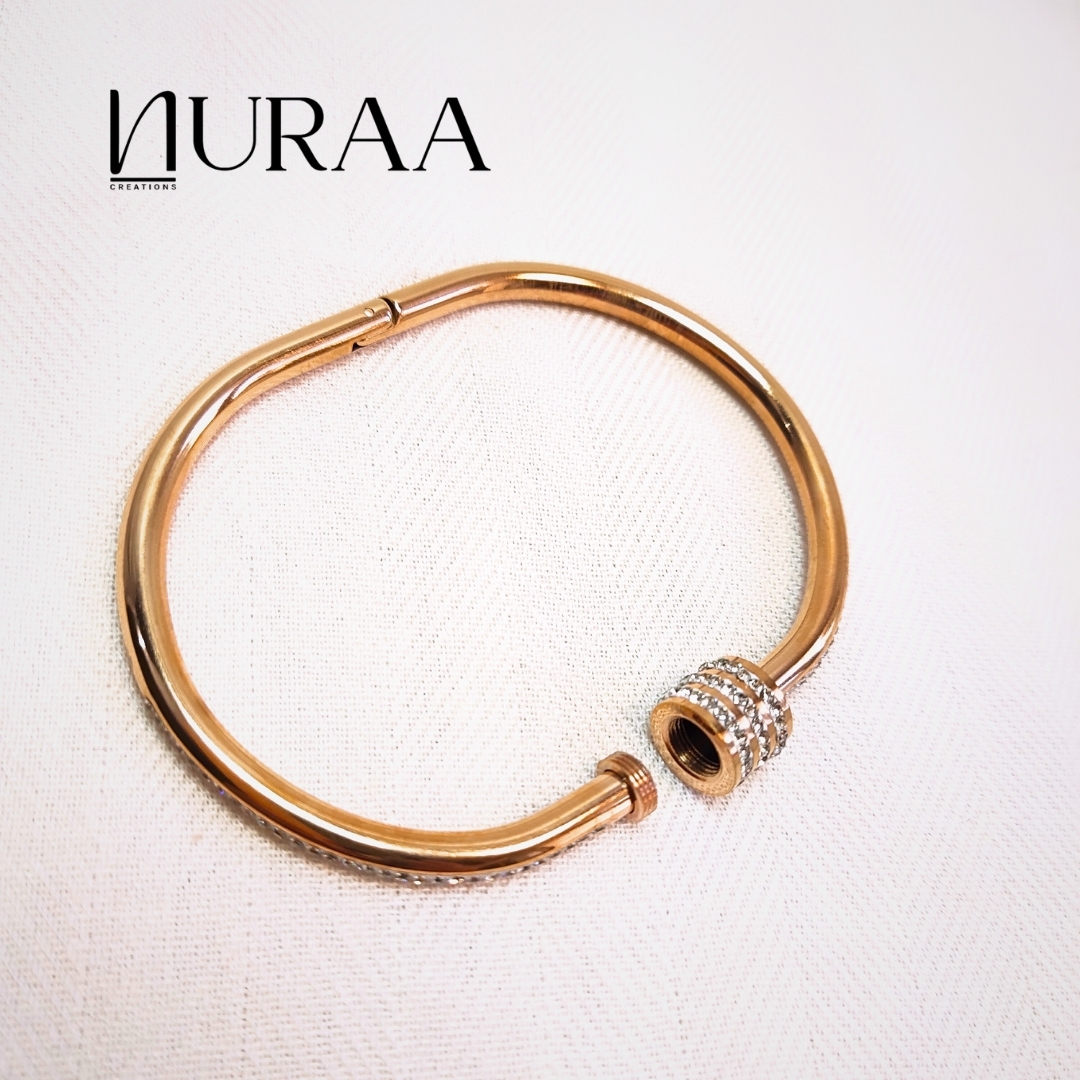 Orbit Rosegold Bracelet - Image 5