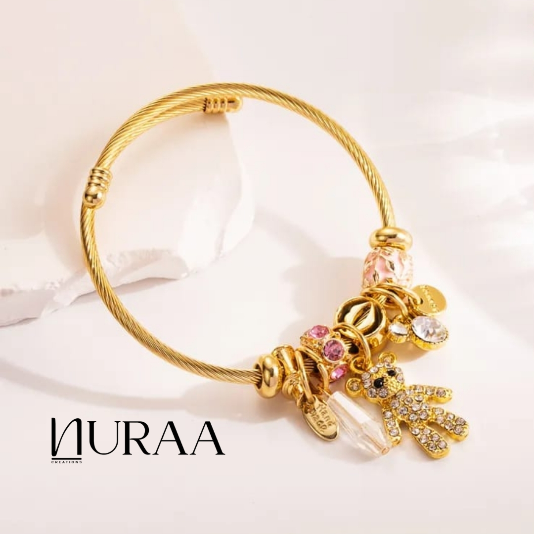 Teddy Glow Charm Bracelet