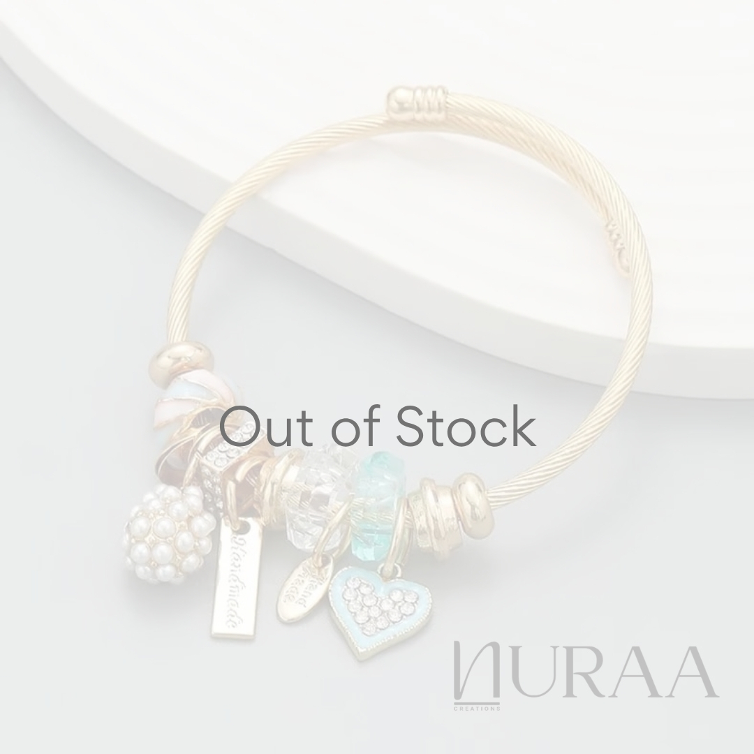 Celeste Heart Charm Bracelet - Image 5