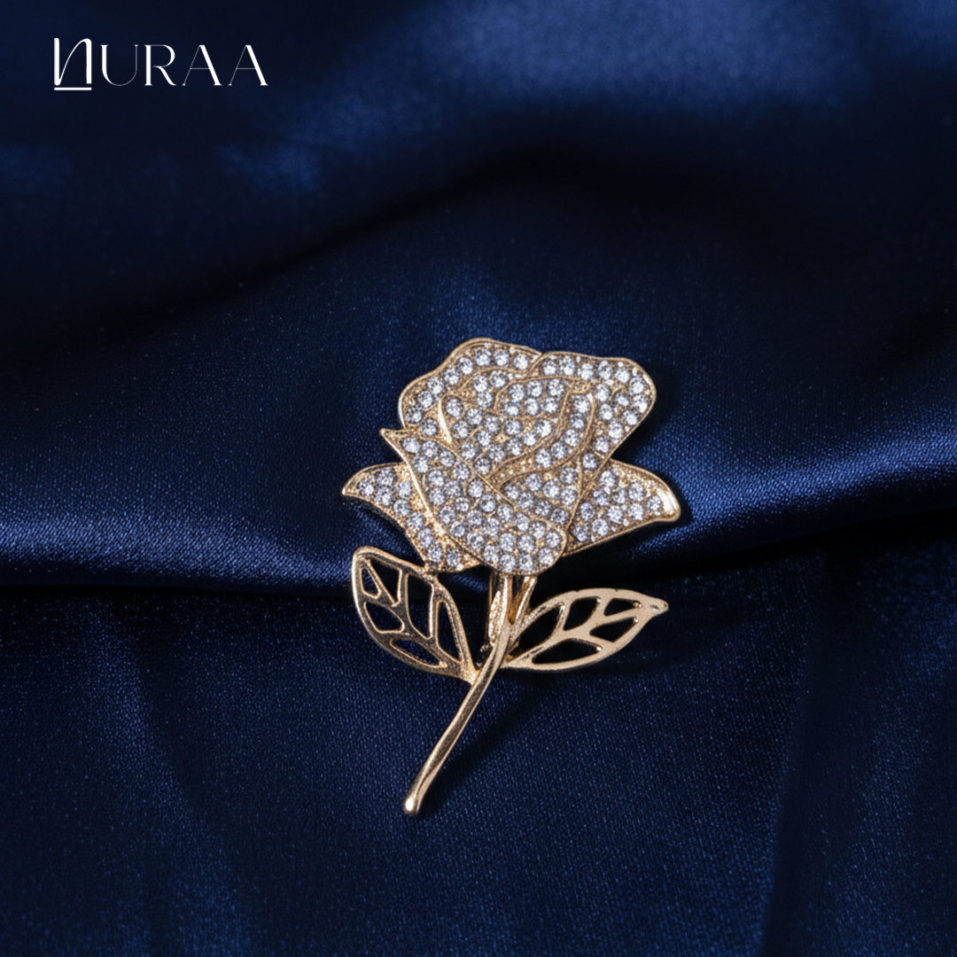 Rose Royale Brooch