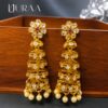 Gulnaar Spiral Dangler Earrings