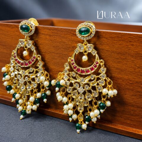 Meher Chandbali Style Dangler Earrings