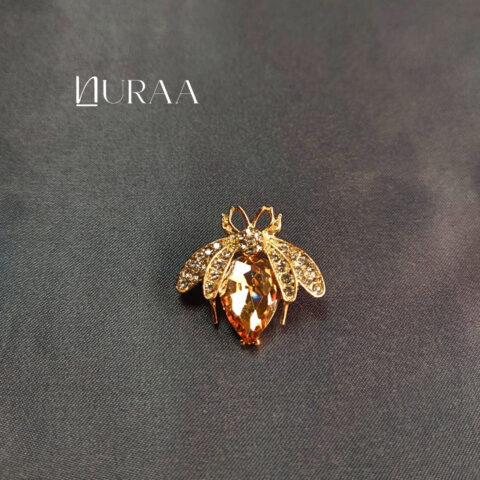 Golden Bee Brooch