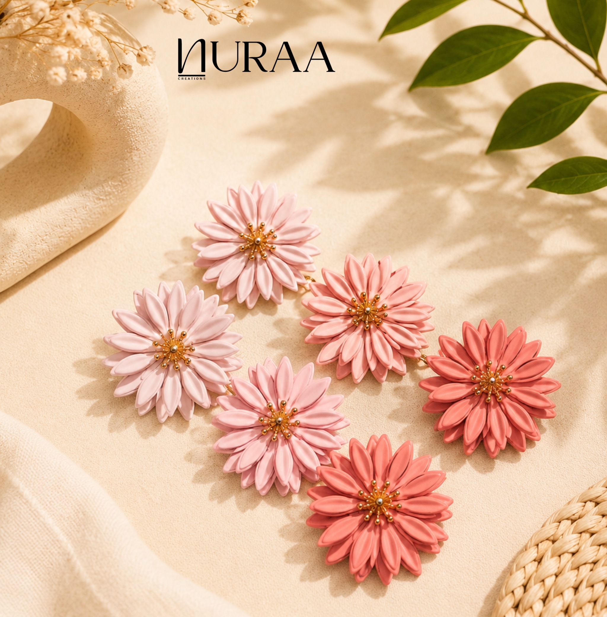 Floral Cascade Earrings - Image 7